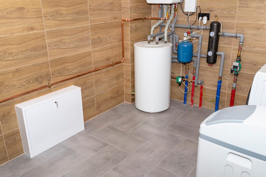 Residential water heater and plumbing system installed in West Linn